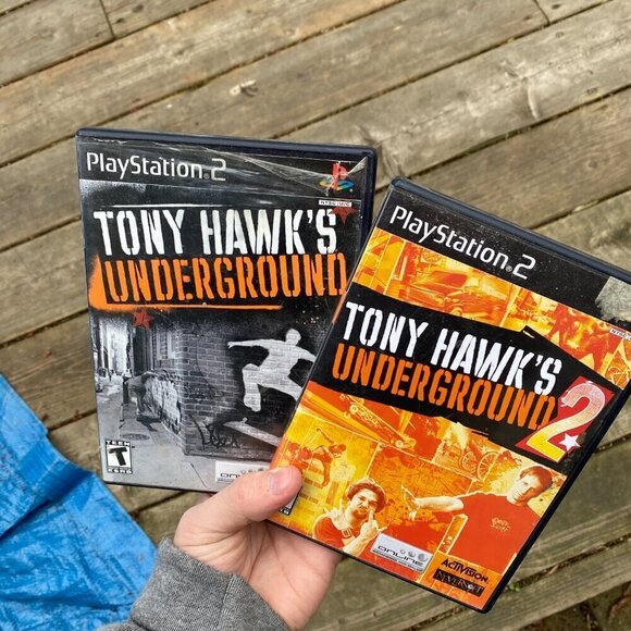 Lot of 2 Sony PlayStation 2 Games Tony Hawks Underground PS2 - Picture 2 of 7